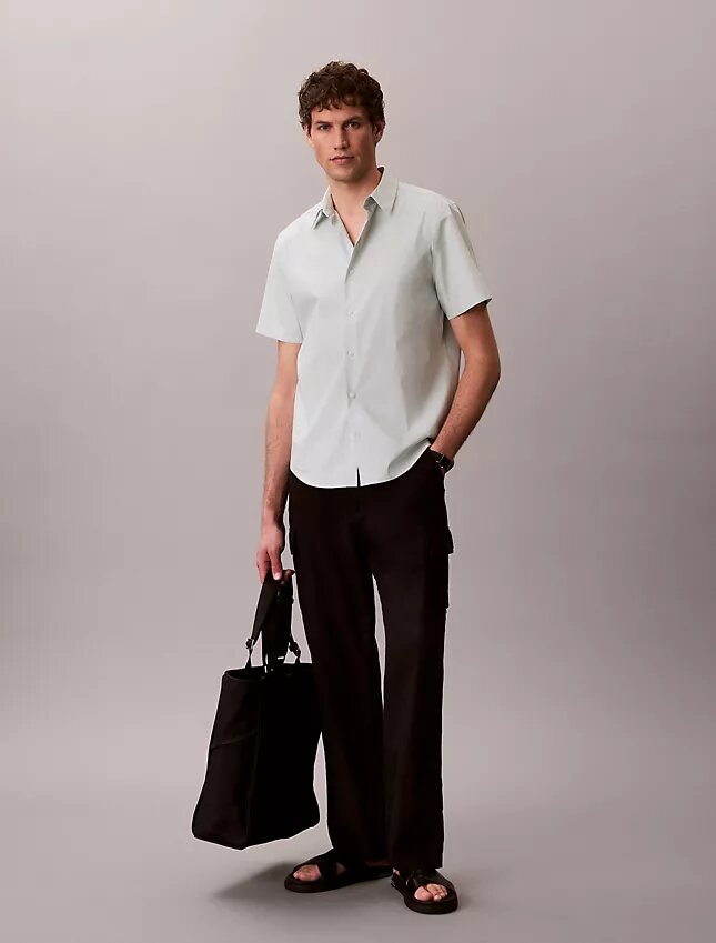 Cămașă clasică din bumbac Cotton Stretch cu nasturi Cămașă clasică din bumbac Cotton Stretch cu nasturi