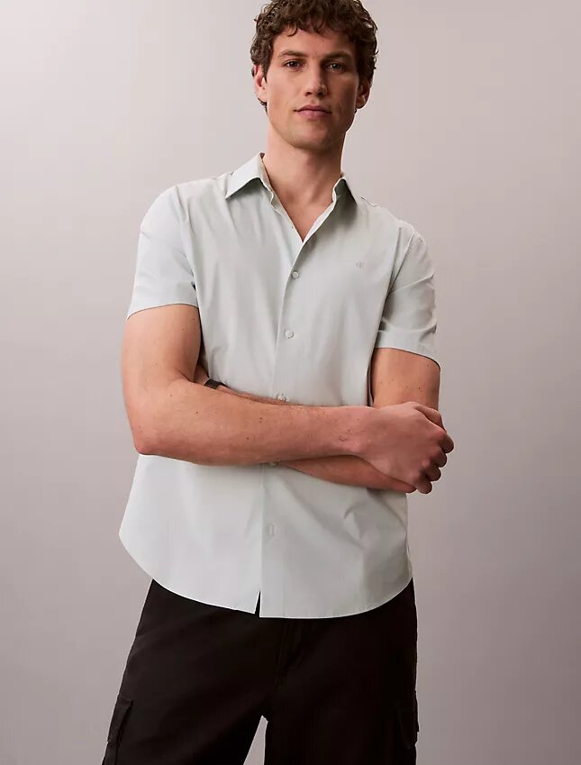 Cămașă clasică din bumbac Cotton Stretch cu nasturi Cămașă clasică din bumbac Cotton Stretch cu nasturi