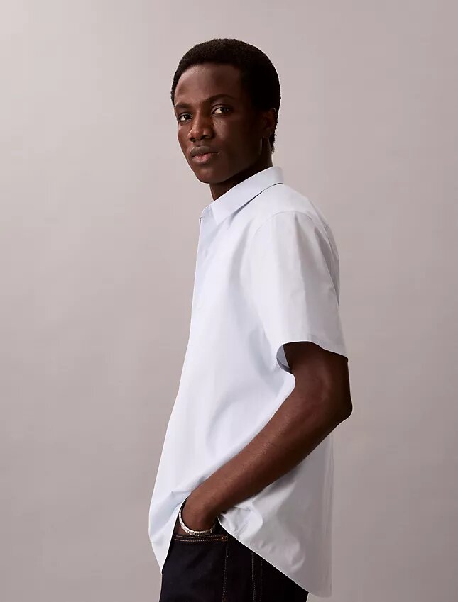 Cămașă clasică din bumbac Cotton Stretch cu nasturi Cămașă clasică din bumbac Cotton Stretch cu nasturi