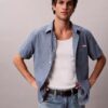 Cămașă clasică din cambric cu nasturi Cămașă clasică din cambric cu nasturi