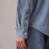 Cămașă clasică din denim cu nasturi Cămașă clasică din denim cu nasturi