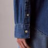 Cămașă clasică din denim cu nasturi Cămașă clasică din denim cu nasturi