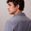Cămașă clasică din poplin spălat, cu nasturi Cămașă clasică din poplin spălat, cu nasturi