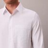 Cămașă clasică din seersucker uni