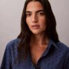 Cămașă cu nasturi și broderie englezească Cămașă cu nasturi și broderie englezească