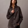 Cămașă cu nasturi și imprimeu Denim