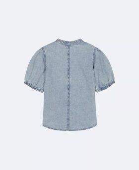 Cămașă din denim cu nasturi pentru fete