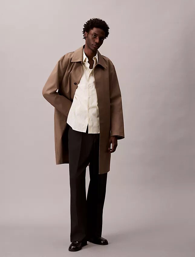 Cămașă din poplin Cotton Stretch cu dungi, cu nasturi Cămașă din poplin Cotton Stretch cu dungi, cu nasturi