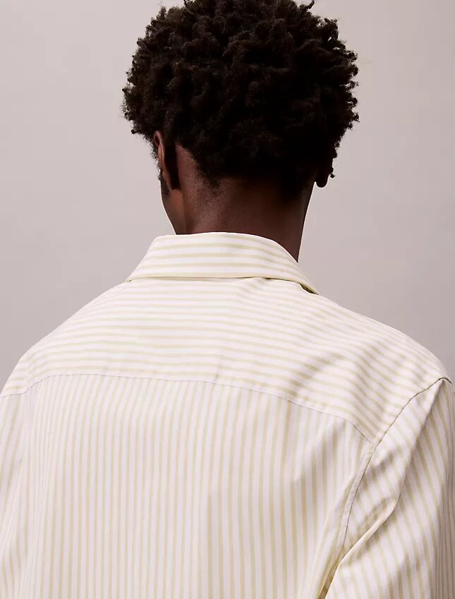 Cămașă din poplin Cotton Stretch cu dungi, cu nasturi Cămașă din poplin Cotton Stretch cu dungi, cu nasturi