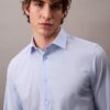 Cămașă elegantă, slim fit, din bumbac elastic, cu nasturi Cămașă elegantă, slim fit, din bumbac elastic, cu nasturi