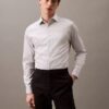 Cămașă elegantă, slim fit, din bumbac elastic, cu nasturi Cămașă elegantă, slim fit, din bumbac elastic, cu nasturi