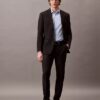 Cămașă elegantă, slim fit, din bumbac elastic, cu nasturi Cămașă elegantă, slim fit, din bumbac elastic, cu nasturi