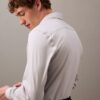Cămașă elegantă, slim fit, din bumbac elastic, cu nasturi Cămașă elegantă, slim fit, din bumbac elastic, cu nasturi