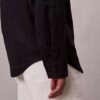 Cămașă relaxată cu nasturi din amestec de in Cămașă relaxată cu nasturi din amestec de in