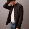 Cămașă relaxată din amestec de lână, cu nasturi Cămașă relaxată din amestec de lână, cu nasturi