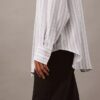 Cămașă relaxată din viscoză cu nasturi Cămașă relaxată din viscoză cu nasturi