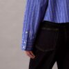 Cămașă scurtă, dreptă, cu dungi și nasturi Cămașă scurtă, dreptă, cu dungi și nasturi