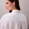Cămașă scurtă, lejeră, din poplin, cu nasturi Cămașă scurtă, lejeră, din poplin, cu nasturi