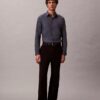 Cămașă slim cu nasturi, cu imprimeu jacquard geometric Cămașă slim cu nasturi, cu imprimeu jacquard geometric