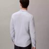Cămașă slim cu nasturi, cu imprimeu jacquard geometric