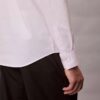 Cămașă slim din bumbac elastic cu dungi și nasturi