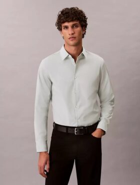 Cămașă slim din bumbac elastic Supima Cotton Stretch