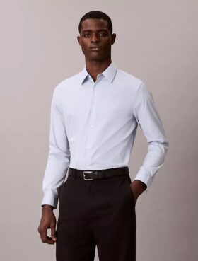 Cămașă slim din bumbac elastic Supima Cotton Stretch