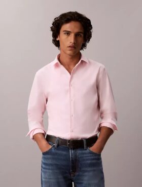 Cămașă slim din bumbac elastic Supima Cotton Stretch