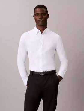 Cămașă slim din bumbac elastic Supima Cotton Stretch