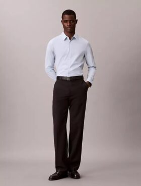 Cămașă slim din bumbac elastic Supima Cotton Stretch