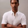 Cămașă slim din Cotton Stretch cu nasturi