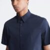 Cămașă slim din Cotton Stretch cu nasturi