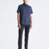 Cămașă slim din Cotton Stretch cu nasturi