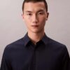 Cămașă slim din poplin Cotton Stretch de bumbac, cu nasturi Cămașă slim din poplin Cotton Stretch de bumbac, cu nasturi