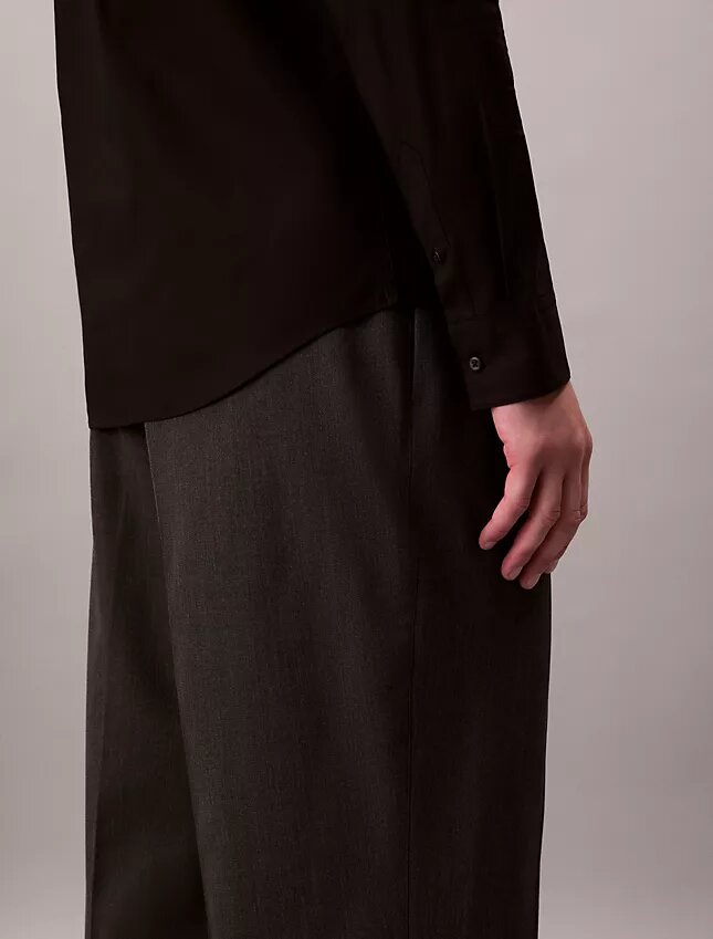 Cămașă slim din poplin Cotton Stretch de bumbac, cu nasturi Cămașă slim din poplin Cotton Stretch de bumbac, cu nasturi