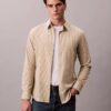 Cămașă slim fit cu dungi și nasturi