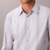 Cămașă slim Supima elastică cu dungi vopsite în fir Cămașă slim Supima elastică cu dungi vopsite în fir
