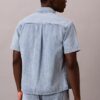 Cămașă utilitară din denim cu nasturi Cămașă utilitară din denim cu nasturi