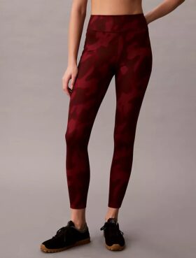 Colanți 7/8 cu imprimeu abstract Soft Sport