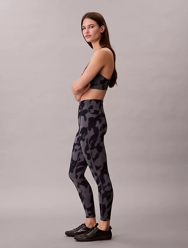 Colanți 7/8 cu imprimeu abstract Soft Sport Colanți 7/8 cu imprimeu abstract Soft Sport