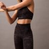Colanți Ck Sport fără cusături, cu imprimeu