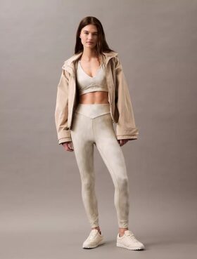 Colanți sport elastici și moi, cu lungime 7/8
