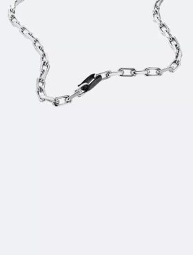Colier cu lanț cu zale sculptate