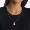 Colier minimalist cu forme organice