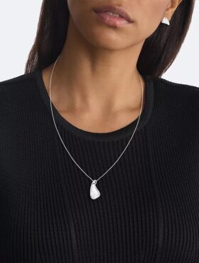 Colier minimalist cu forme organice Colier minimalist cu forme organice