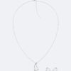 Colier minimalist cu forme organice