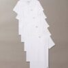 Cotton Classics Pachet de 5 tricouri cu guler în V și croială clasică Cotton Classics Pachet de 5 tricouri cu guler în V și croială clasică