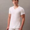 Cotton Classics Pachet de 5 tricouri cu guler în V și croială clasică Cotton Classics Pachet de 5 tricouri cu guler în V și croială clasică