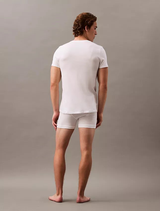 Cotton Classics Pachet de 5 tricouri cu guler în V și croială clasică Cotton Classics Pachet de 5 tricouri cu guler în V și croială clasică