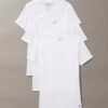 Cotton Classics Set de 3 tricouri cu guler în V și croială clasică Cotton Classics Set de 3 tricouri cu guler în V și croială clasică